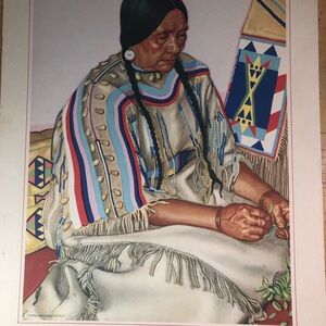 Vintage Winold Reiss Lithograph Print
